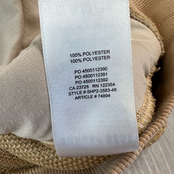 Sunday Best Sherpa Sweatshirt Tan WMNS Aritzia Hoodie XS Ribbed Side Zip Pockets - Picture 5 of 6